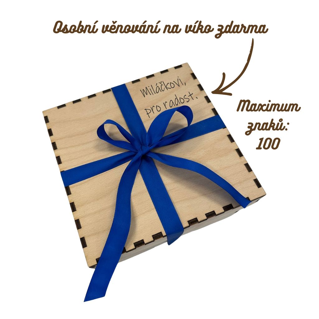 Dárek pro muže – originální krabička s paštikami k narozeninám